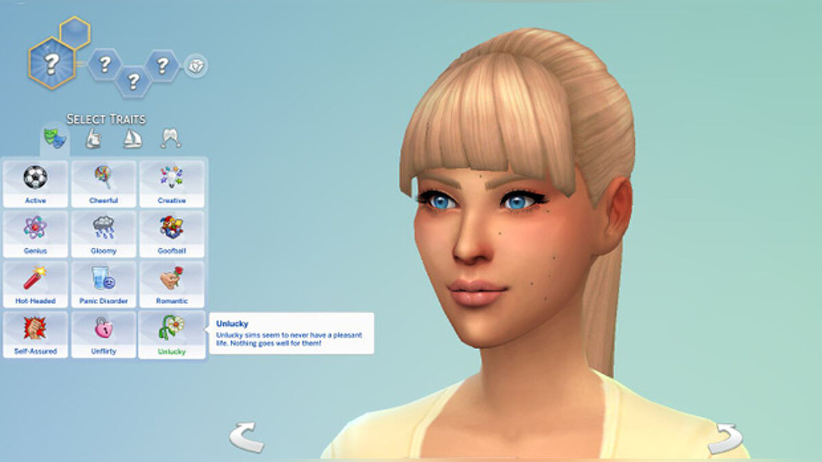 The Sims 4 — Character Trait - Unlucky