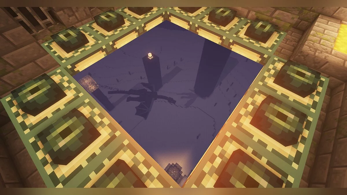 Minecraft — Возможность смотреть сквозь порталы [1.15.2] [Fabric]