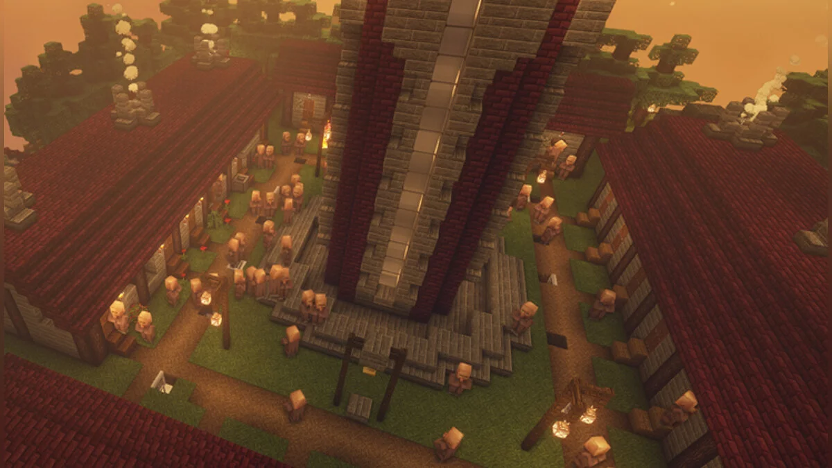 Minecraft — Карта с симуляцией пандемии