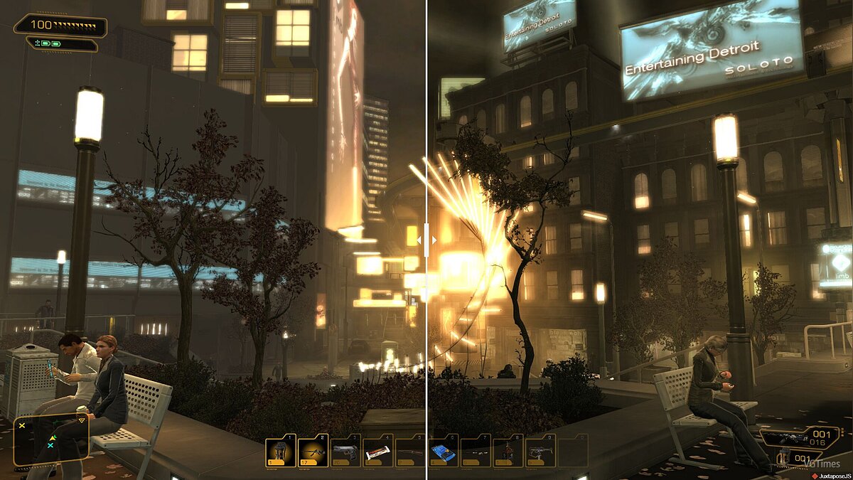 Deus Ex: Human Revolution — Return of the golden filter