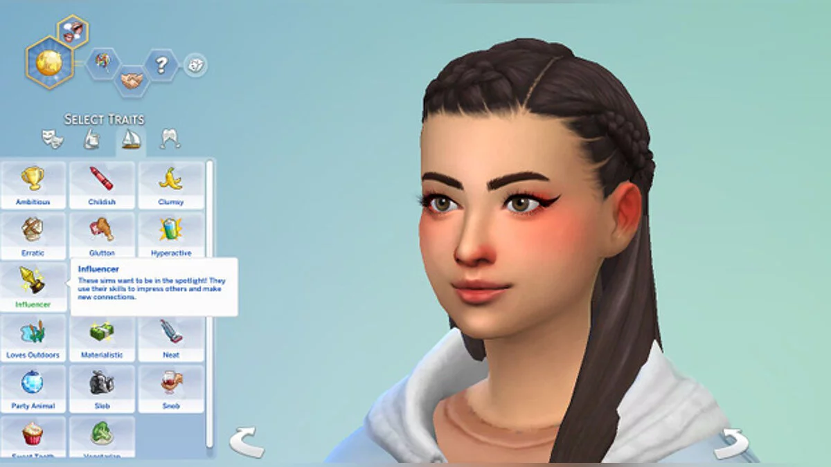 The Sims 4 — Rasgo - Influenciador