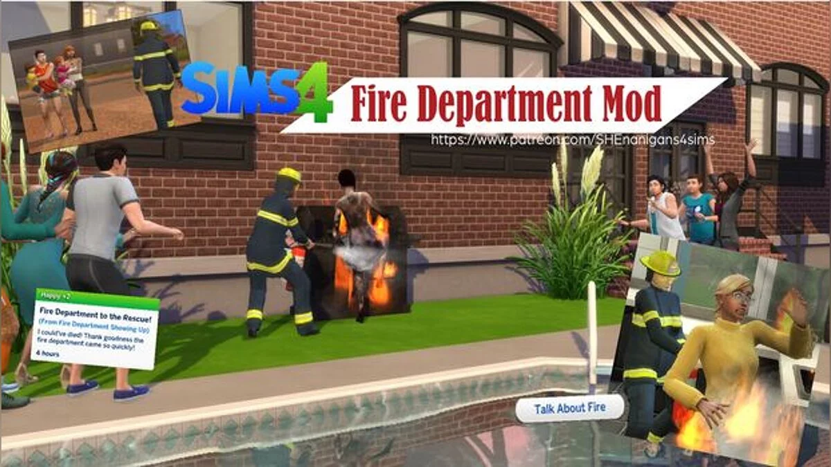 The Sims 4 — Fire brigade (04/27/2020)