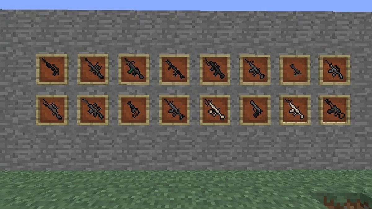 Minecraft — Weapons from the game STALKER