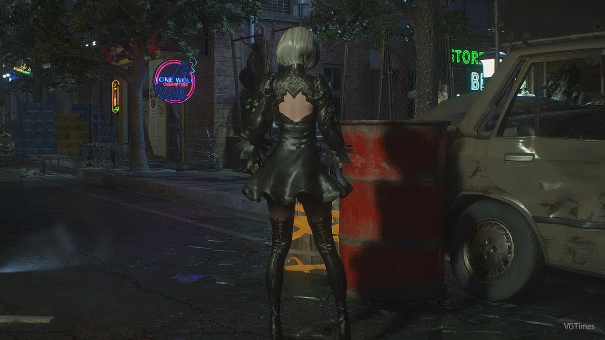 Resident Evil 3 — 2B с юбкой