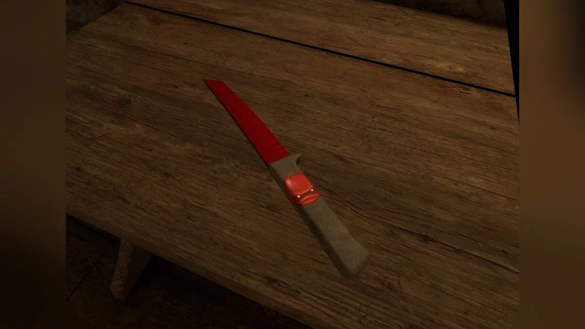 Blade and Sorcery — Cuchillo con tomate