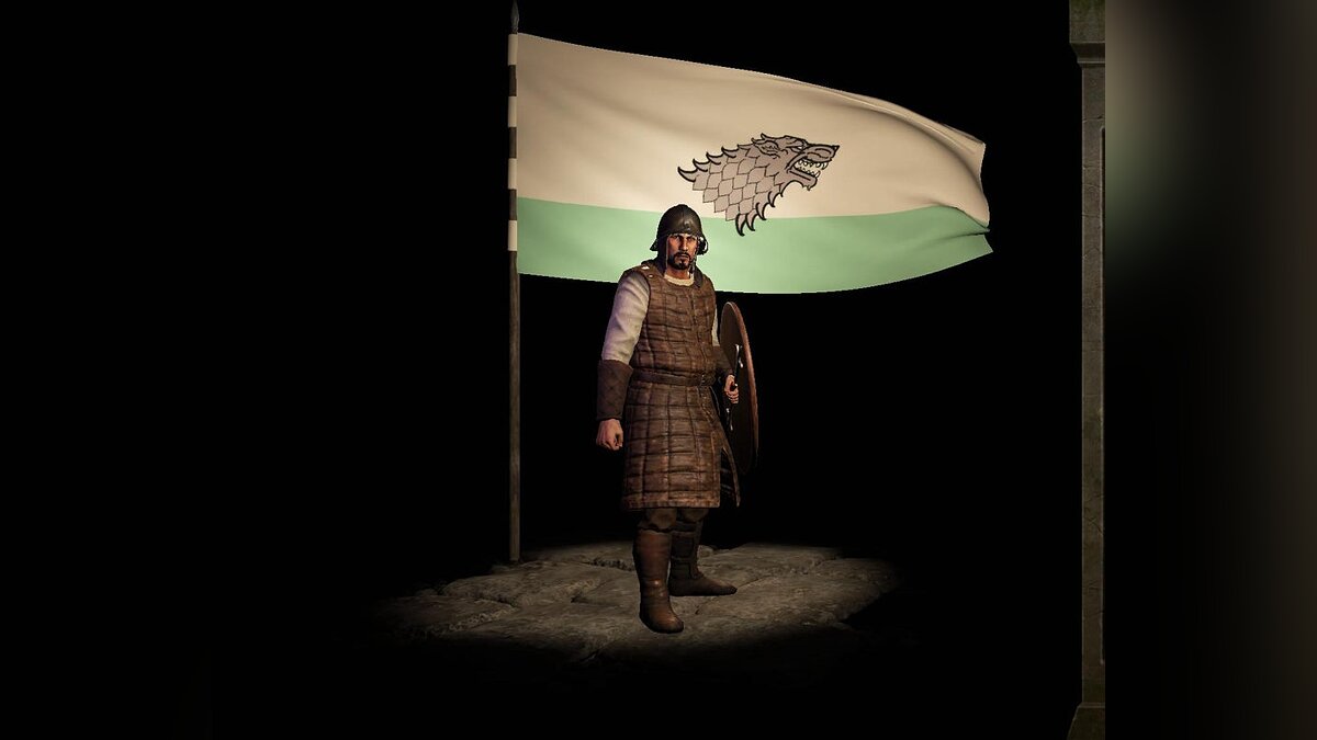 Mount &amp; Blade 2: Bannerlord — House Stark Banner