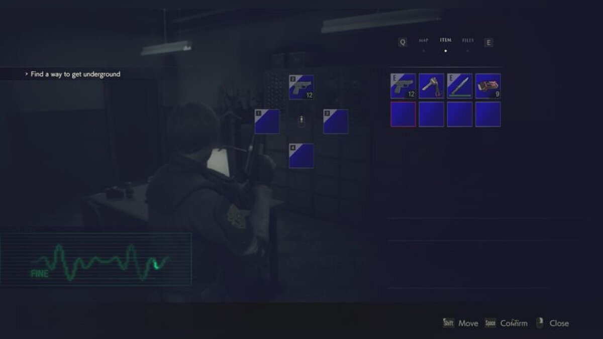 Resident Evil 2 — Classic interface