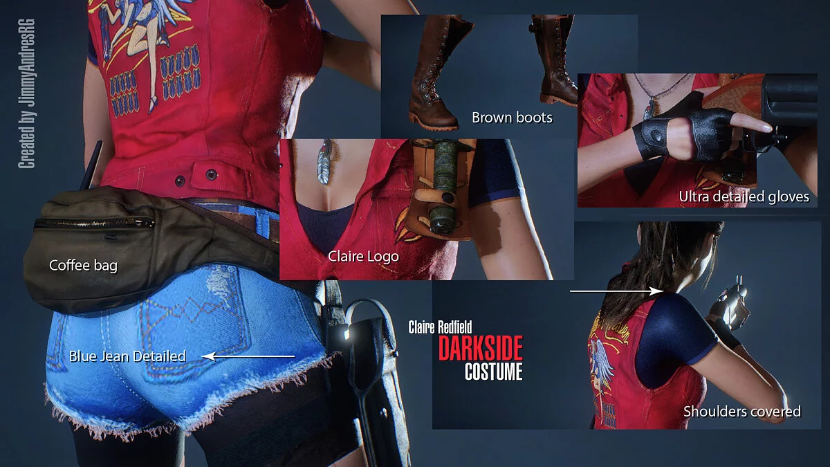 Resident Evil 2 — Костюм для Клер із хронік Темної сторони