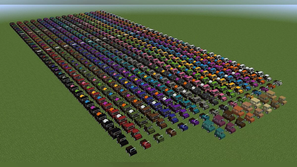 Minecraft — Ultimate Car Mod - mod za avtomobile, gorivo, ceste [1.15.2] [Forge]