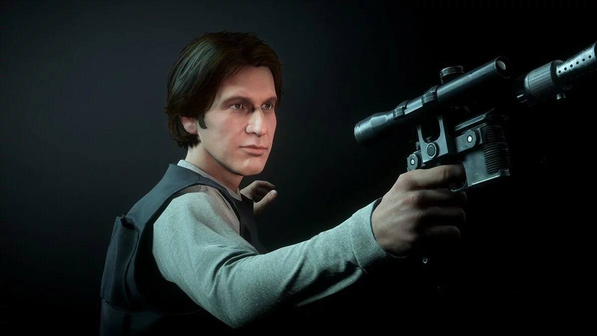 Star Wars: Battlefront 2 — Улучшенное лицо Хана Соло
