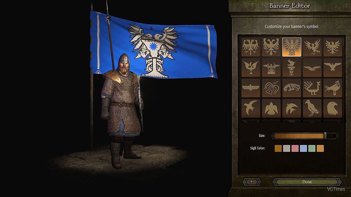 Mount &amp; Blade 2: Bannerlord — Gray Warden Banner