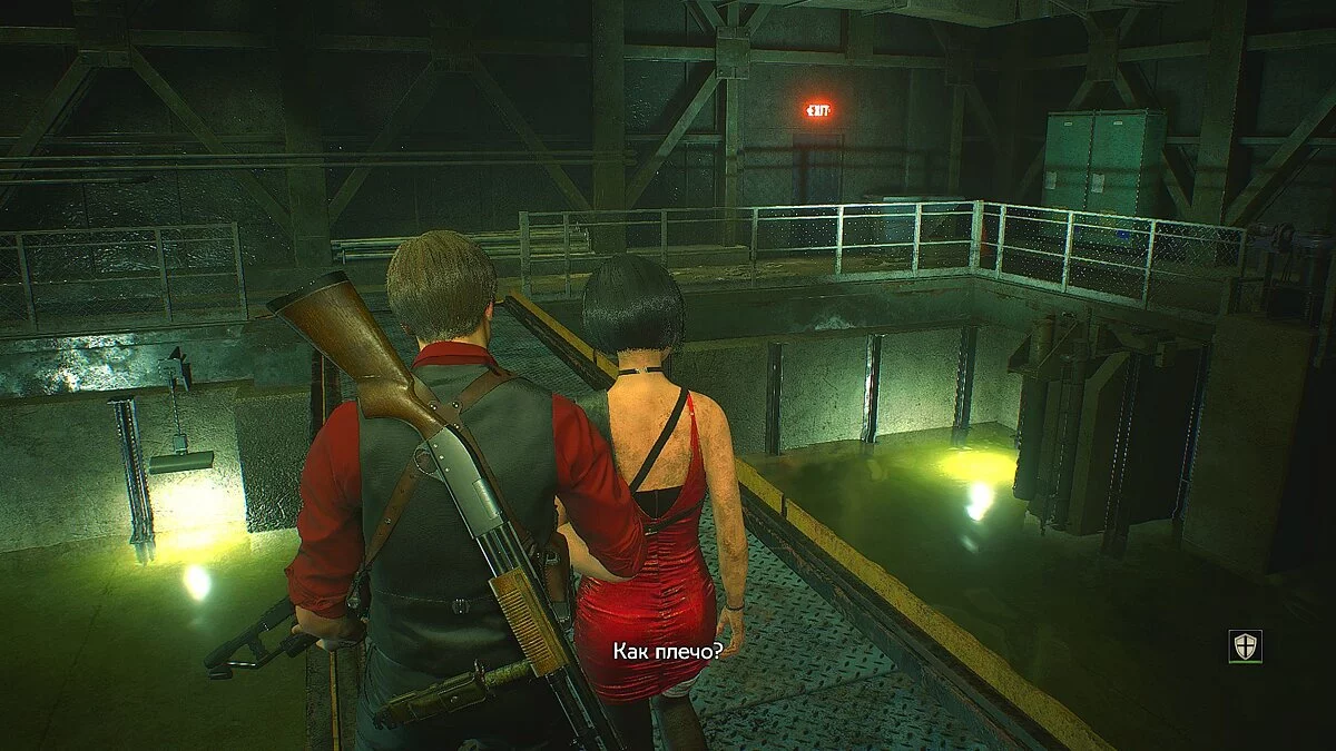 Resident Evil 2 — Ретекстур костюма нуар для Леона