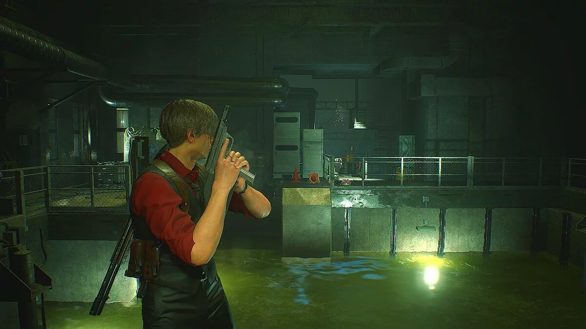 Resident Evil 2 — Ретекстур костюма нуар для Леона