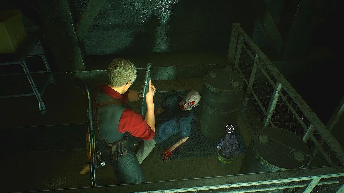 Resident Evil 2 — Ретекстур костюма нуар для Леона