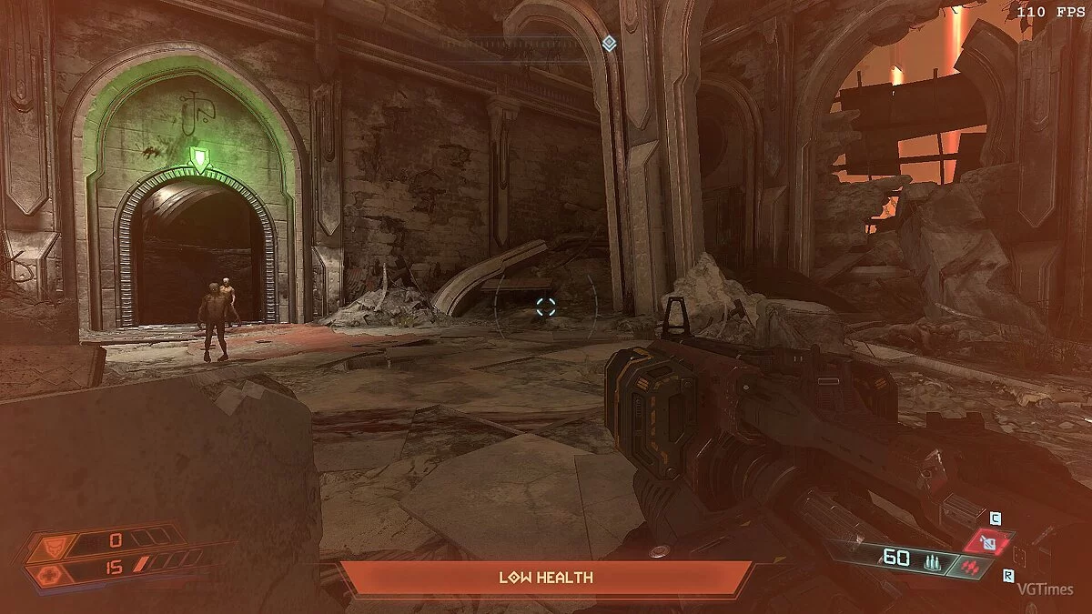 Doom Eternal — Видалення червоного екрану за низького здоров'я