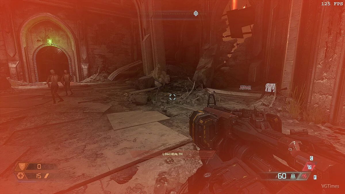 Doom Eternal — Removing the red screen when health is low