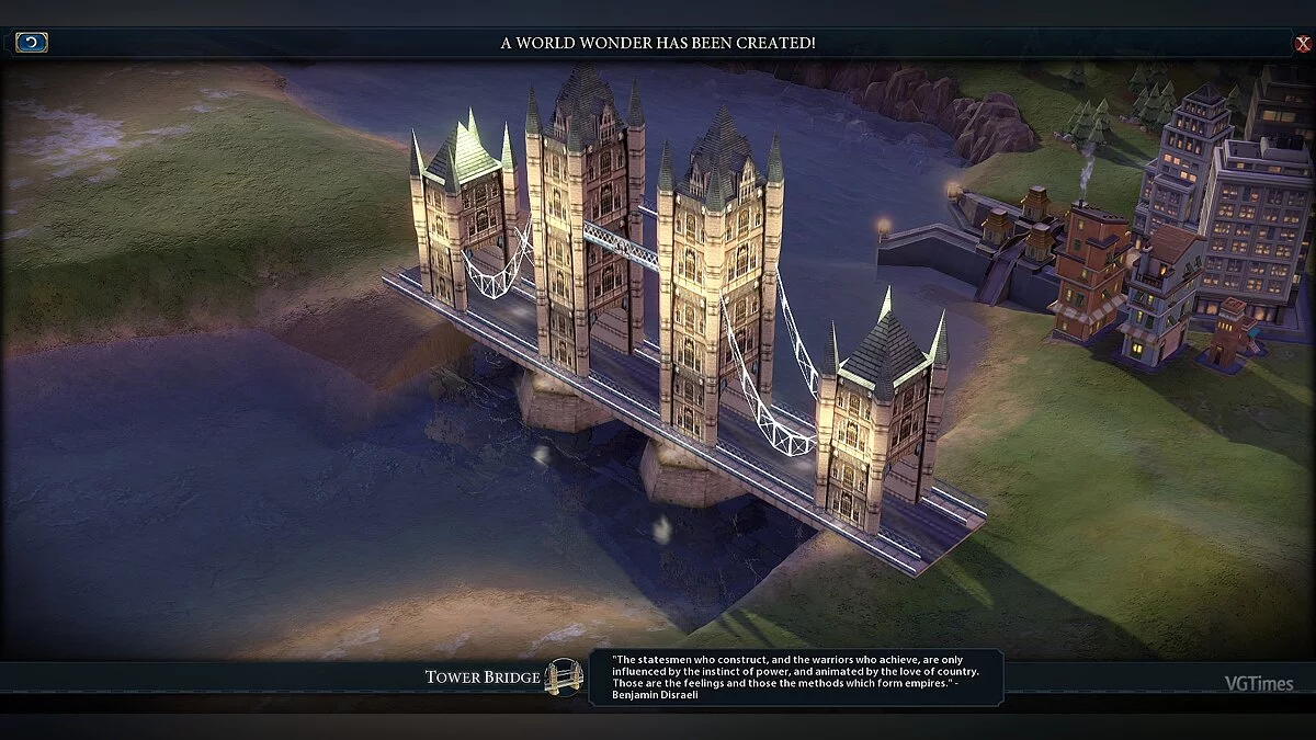 Sid Meier's Civilization 6 — Тауэрский мост (World Wonder)