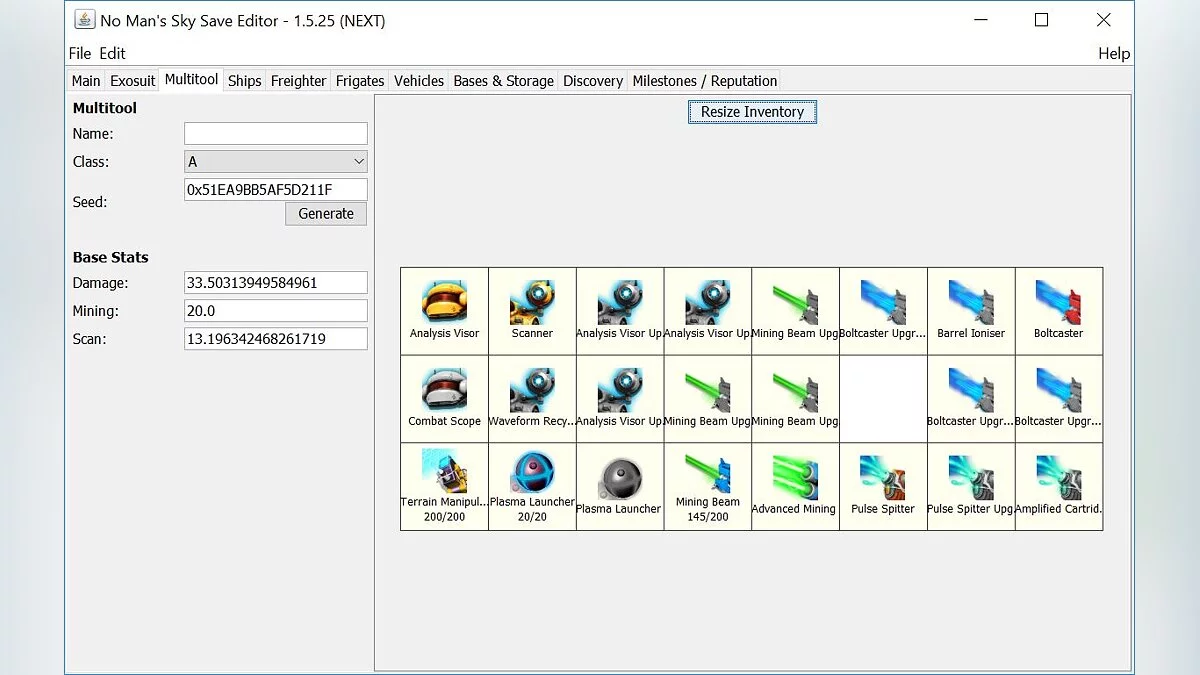 No Man&#039;s Sky — Редактор сохранений