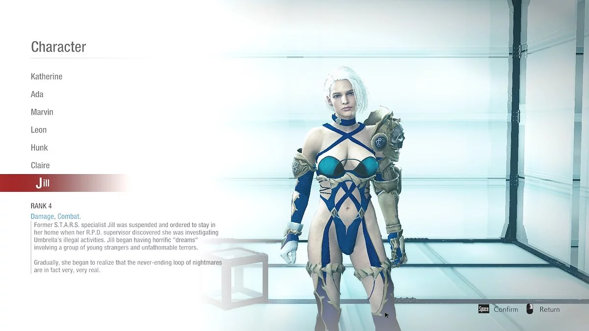 Resident Evil: Resistance — Джилл у костюмі із Soul Calibur 6