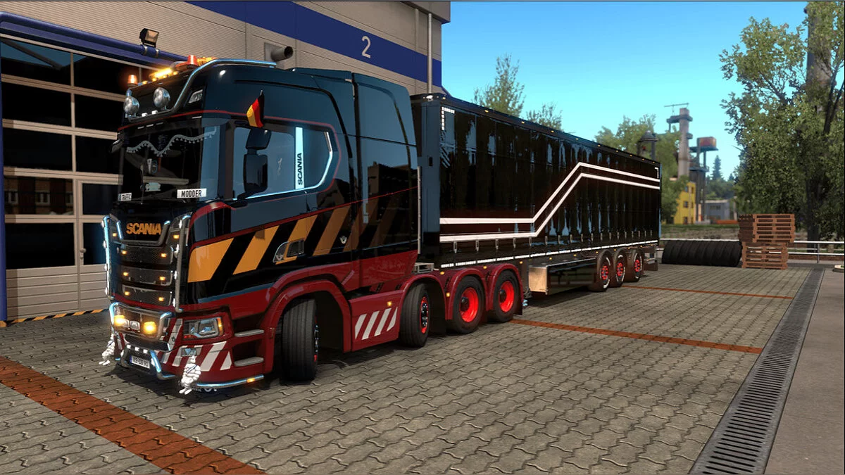 Euro Truck Simulator 2 — Мод на тюнинг от D.B Creation ETS2 1.37.x + Multiplayer