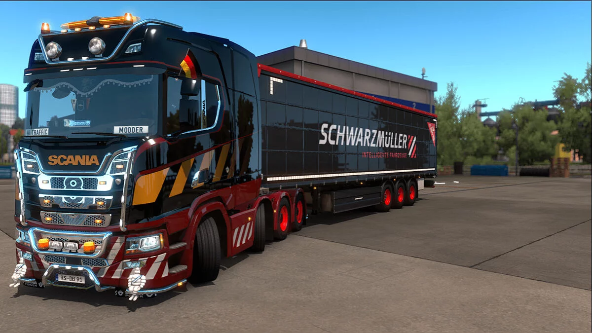 Euro Truck Simulator 2 — Mod za uravnavanje iz D.B Creation ETS2 1.37.x + igra za več igralcev