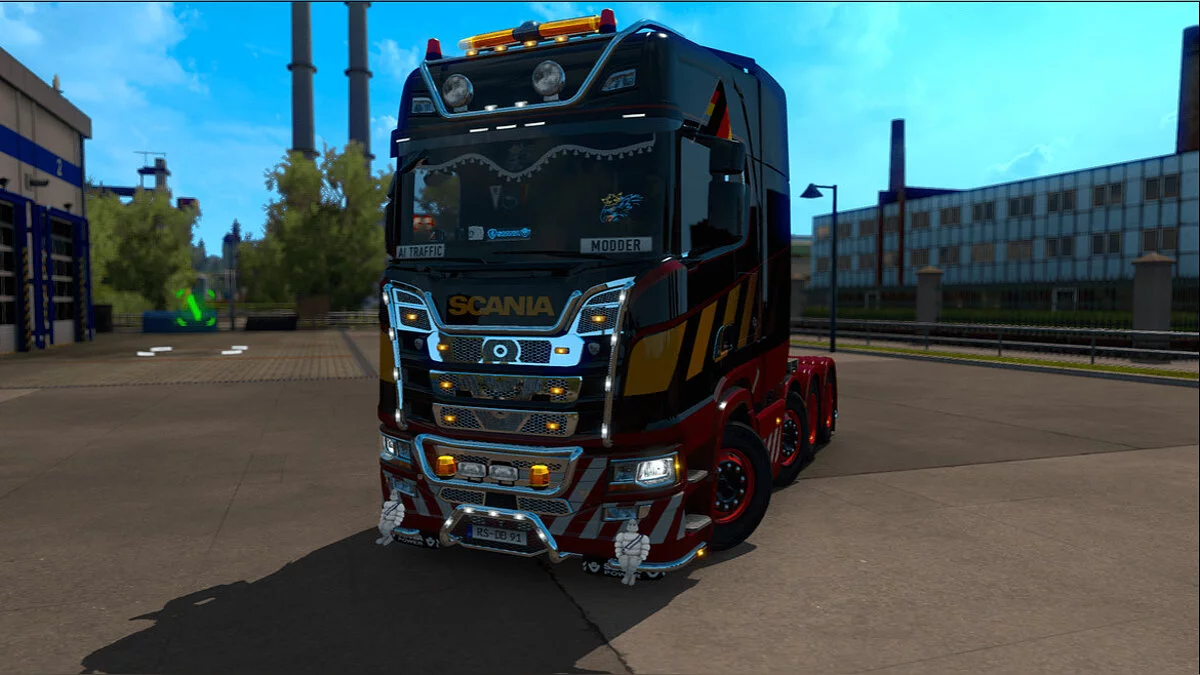 Euro Truck Simulator 2 — Мод на тюнинг от D.B Creation ETS2 1.37.x + Multiplayer