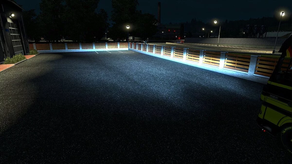 Euro Truck Simulator 2 — Realistic Xenon Mod. Ксенонове світло фар для вантажівок ETS2 1.37.х