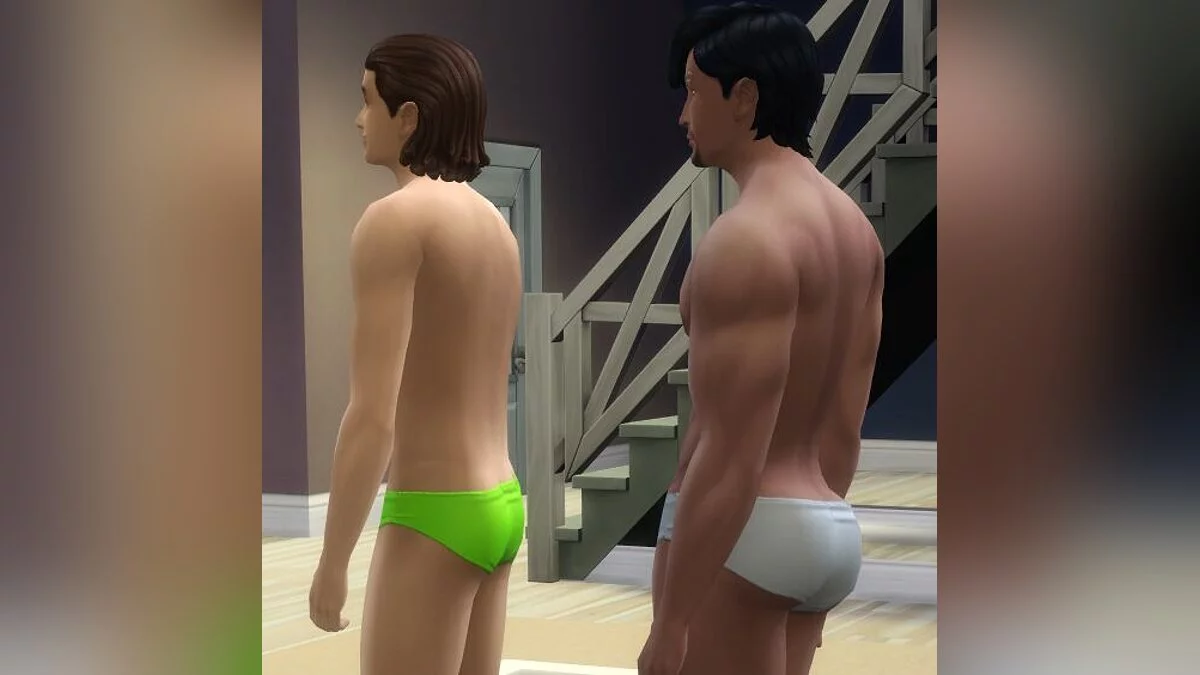 The Sims 4 — Слайдер регулирующий размер ягодиц и бедер