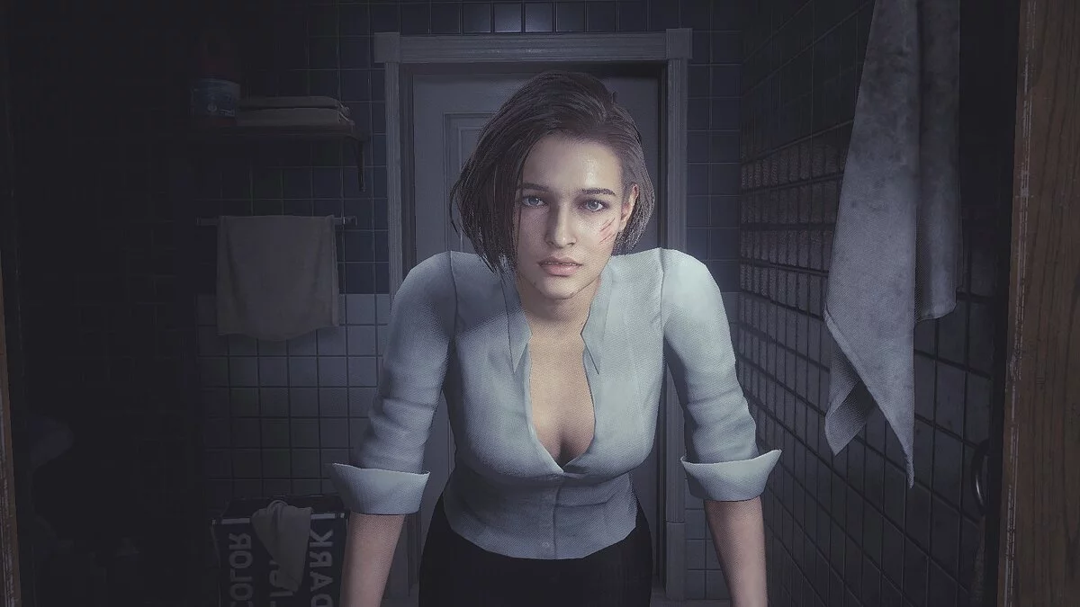 Resident Evil 3 — Джилл в костюме учителя