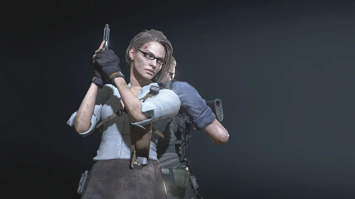 Resident Evil 3 — Джилл в костюме учителя