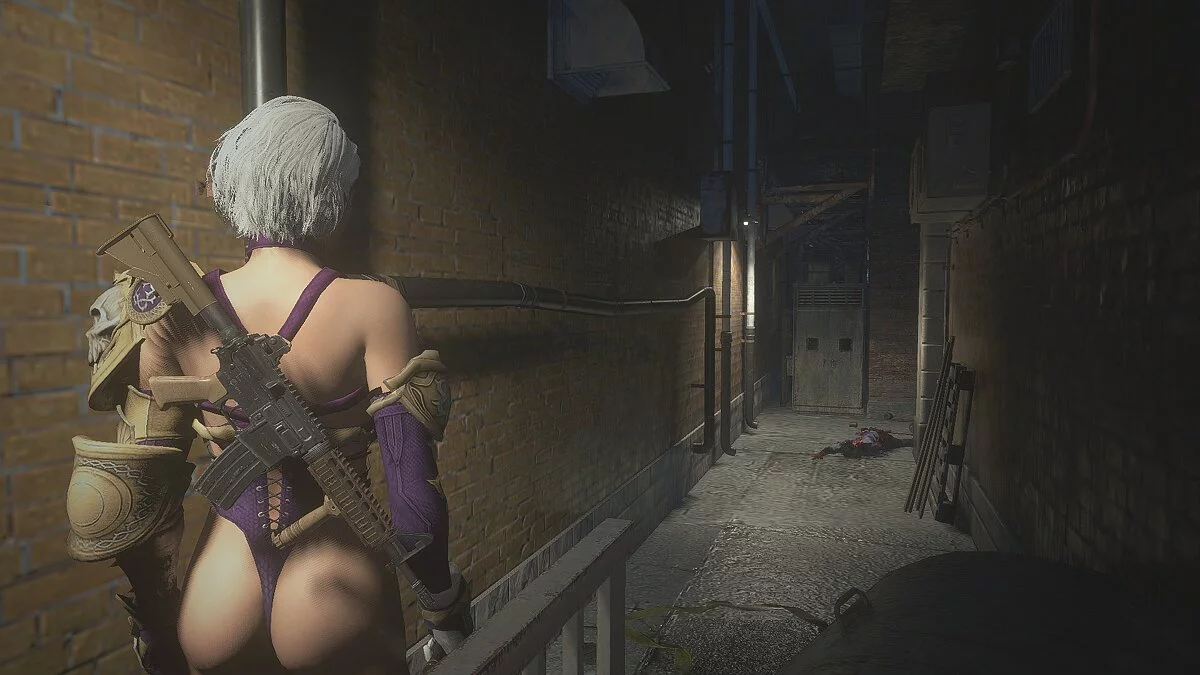 Resident Evil 3 — Джилл в костюме Айви Валентайн