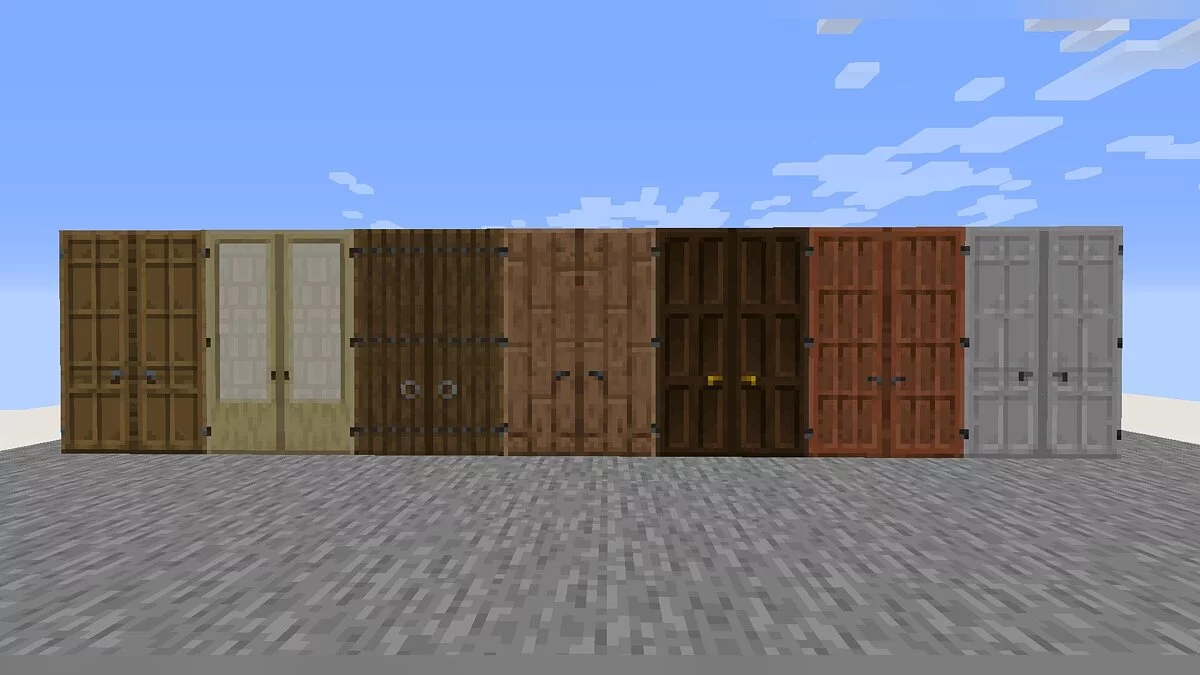 Minecraft — High doors [1.15.2] [Forge]