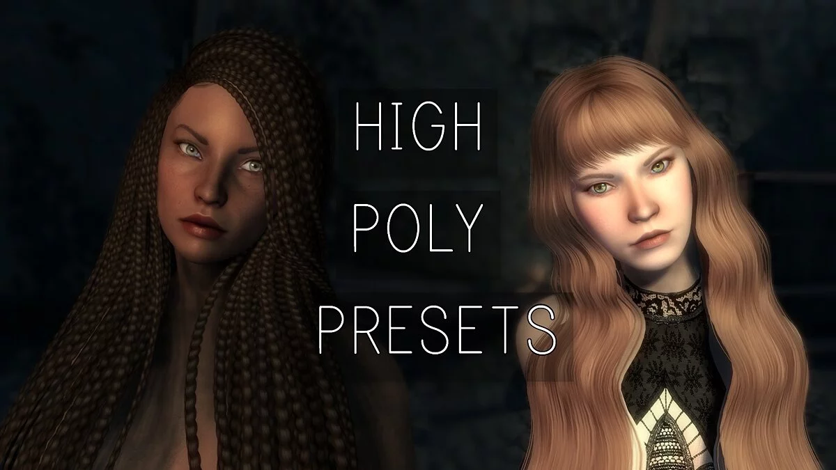 Elder Scrolls 5: Skyrim Special Edition — HD female character presets