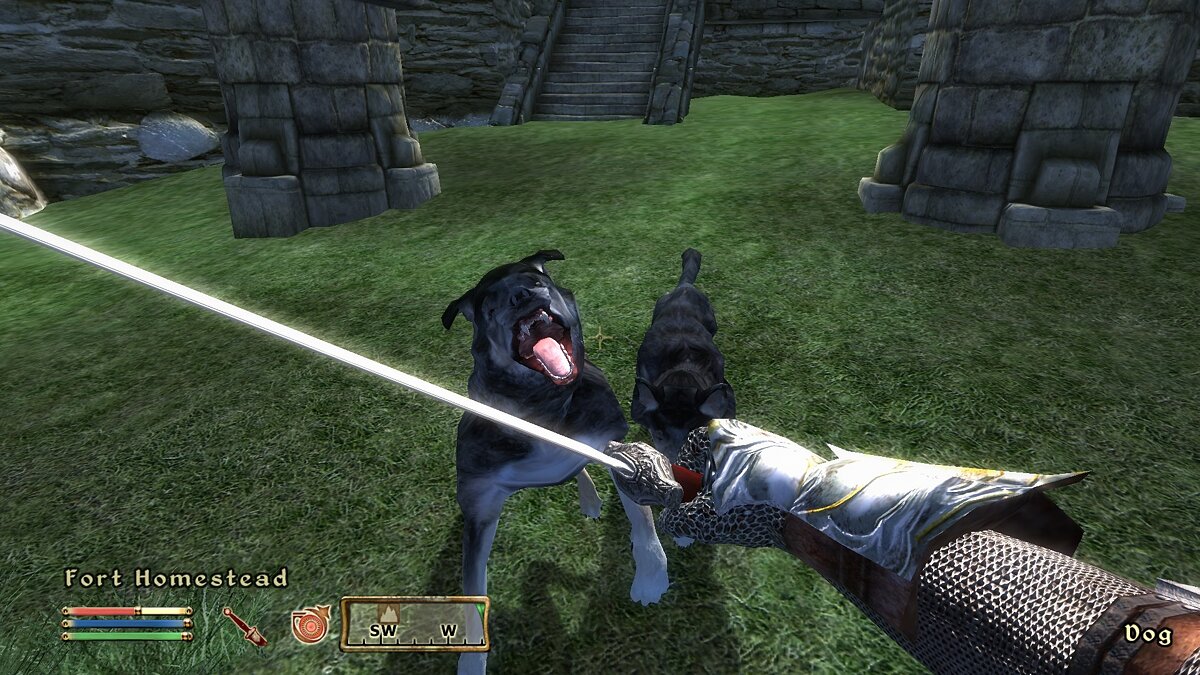 The Elder Scrolls 4: Oblivion — Disabling an enemy's health bar