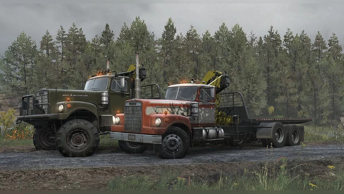 SnowRunner — Увійте Вестерн Стар 4964 Мілітарі Едітіон