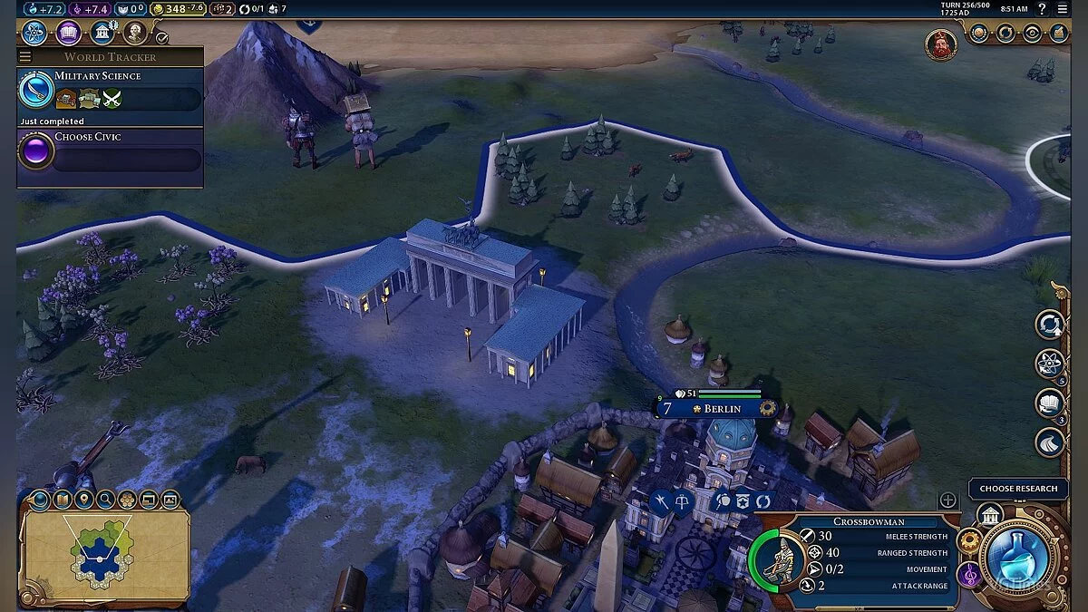 Sid Meier&#039;s Civilization 6 — Porte de Brandebourg (merveille du monde)