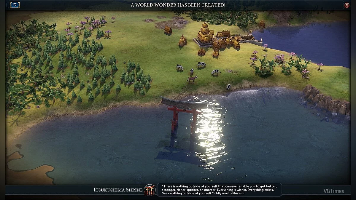 Sid Meier's Civilization 6 — Святилище Іцукусіма (World Wonder)