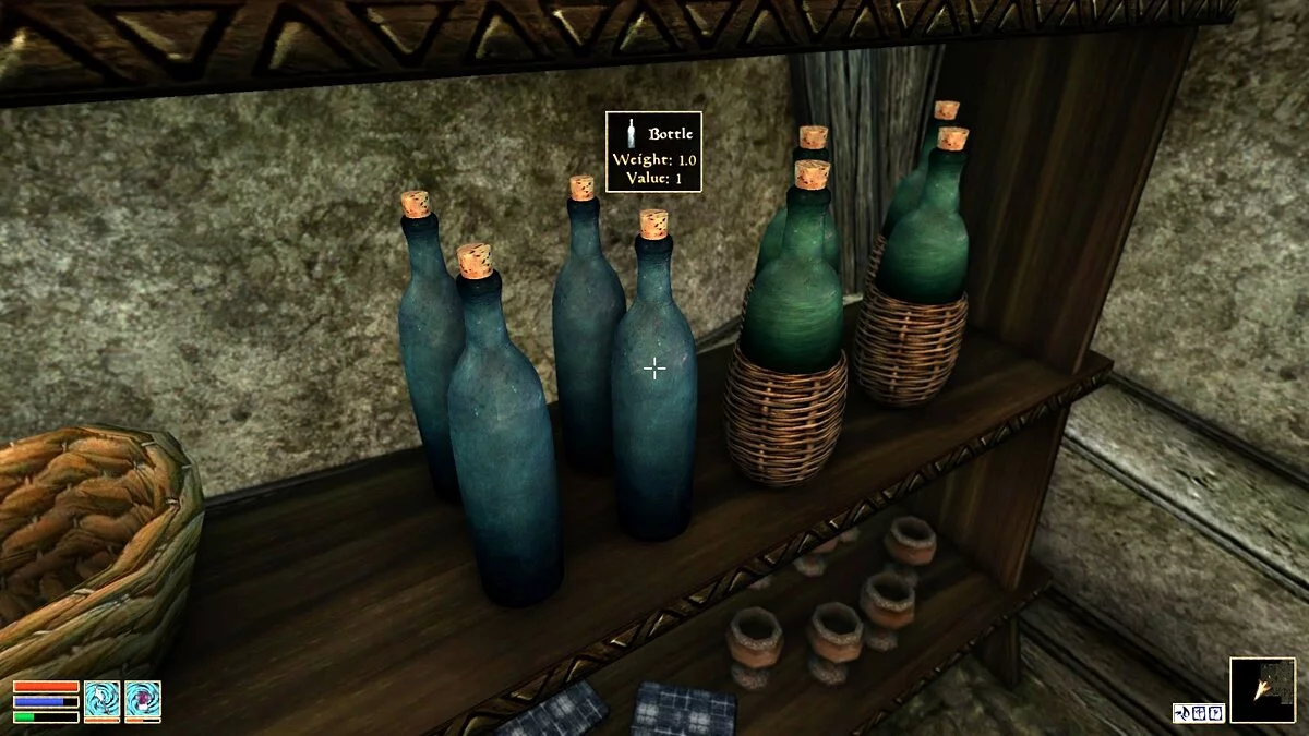 Elder Scrolls 3: Morrowind — Transparent bottles