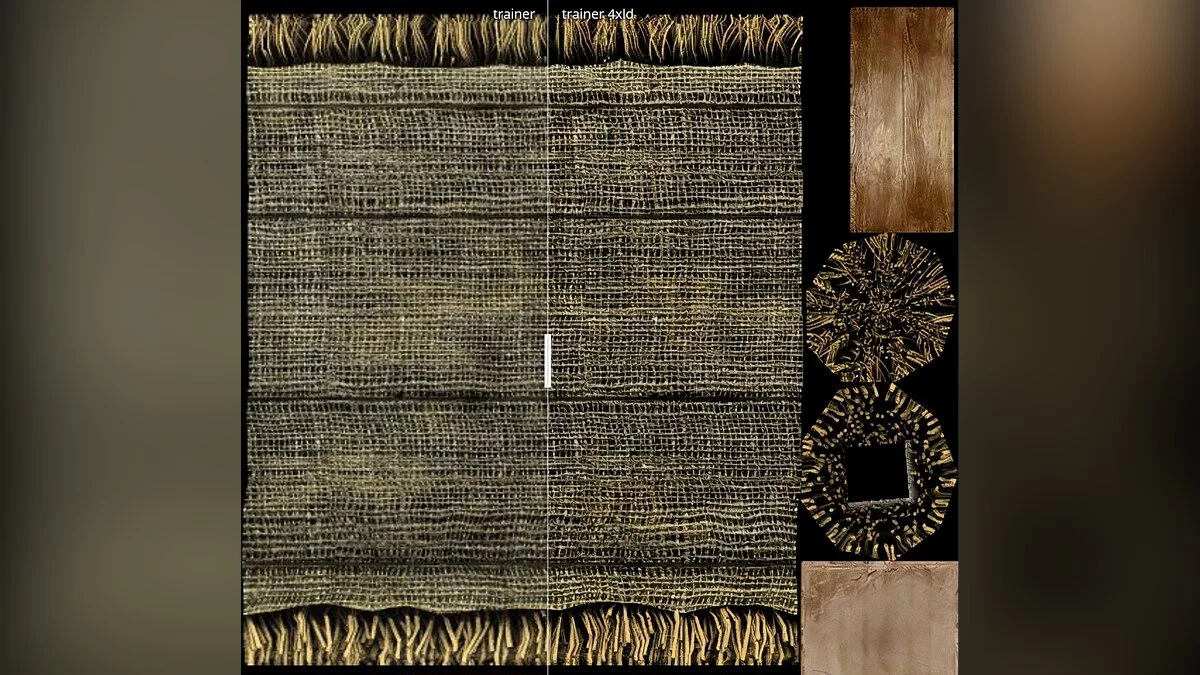 The Witcher 3: Wild Hunt — AI 4K Upscaled Project - Clutter — улучшение текстур до 4K