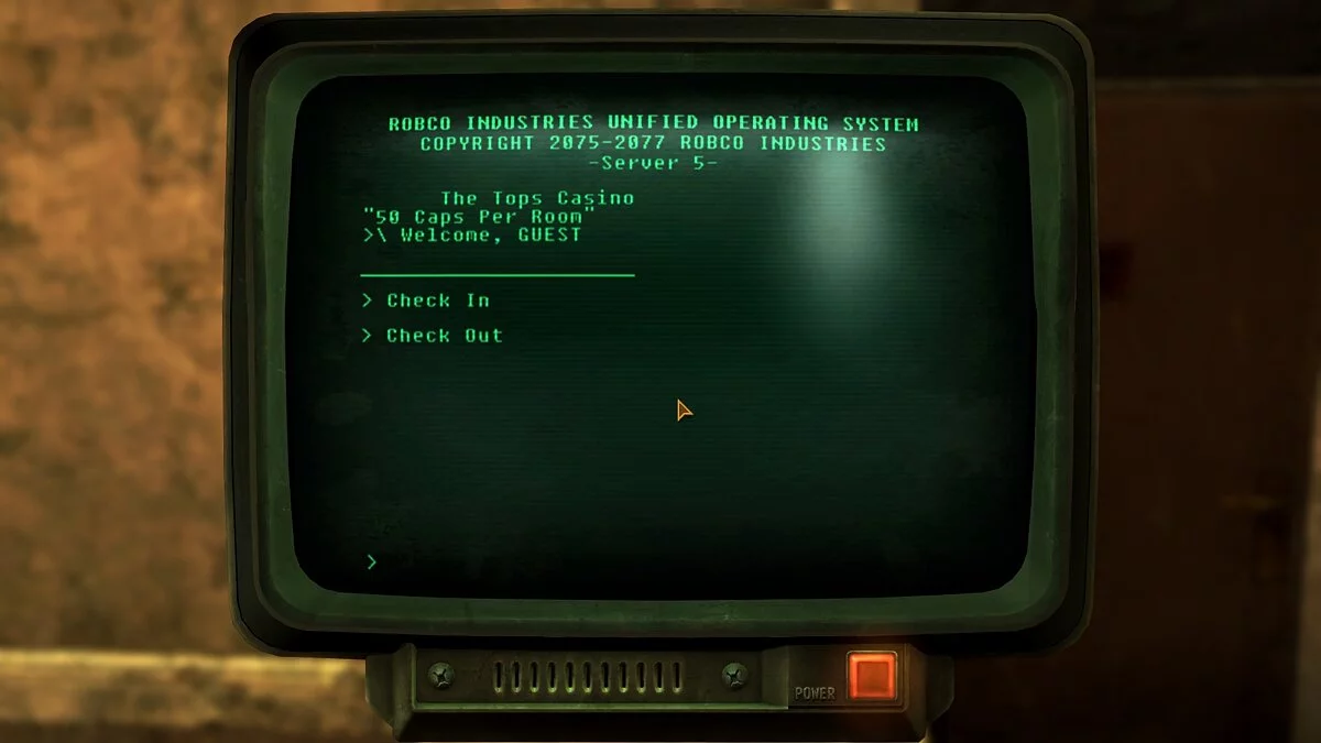 Fallout: New Vegas — Улучшенный номер в казино Топс