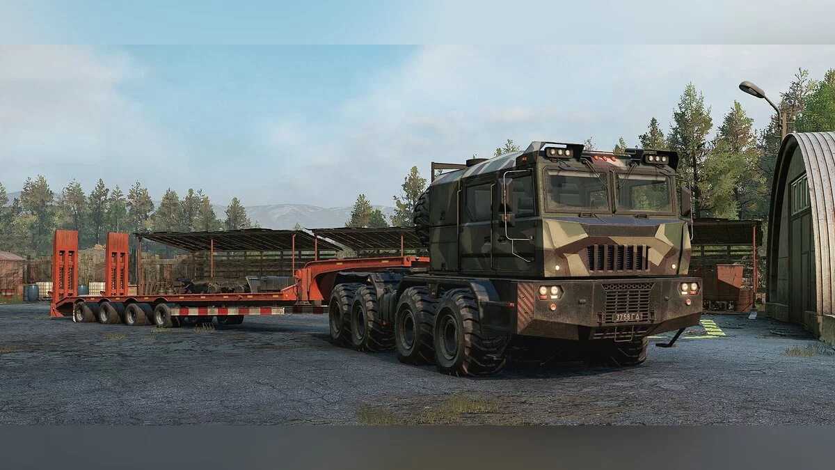 SnowRunner — КОЛОБ 74760 Аттачментс & Лов Саддле Трайлерс