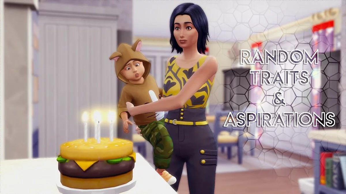 The Sims 4 — Random personality traits and life goals as you grow older