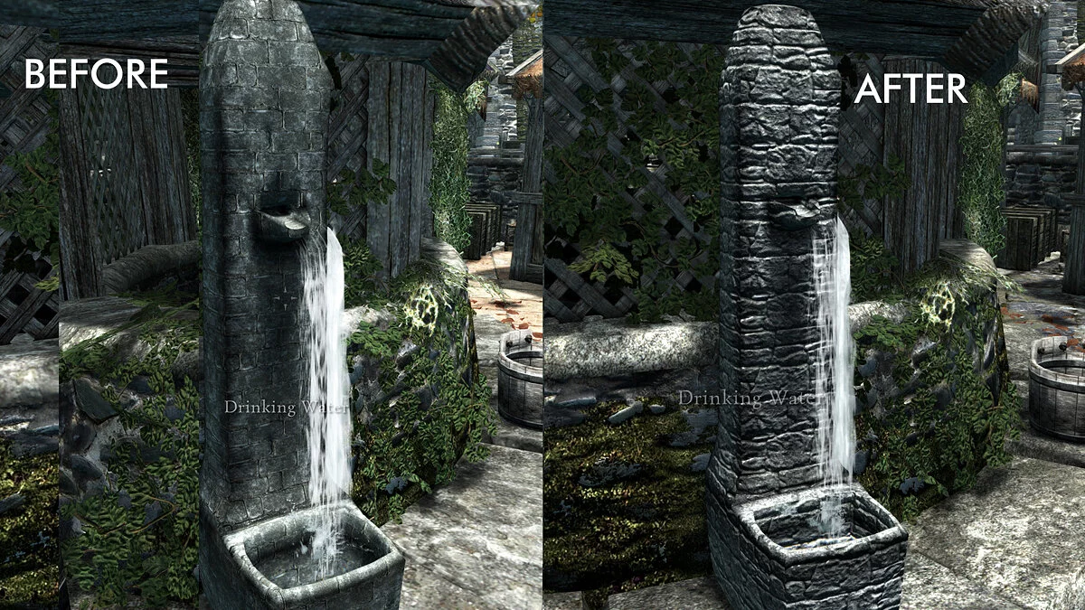 Elder Scrolls 5: Skyrim Special Edition — Питьевые фонтанчики HD