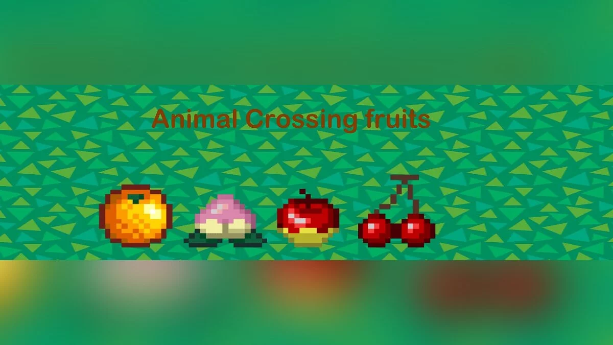 Stardew Valley — Fruits from the game Animal Crossing