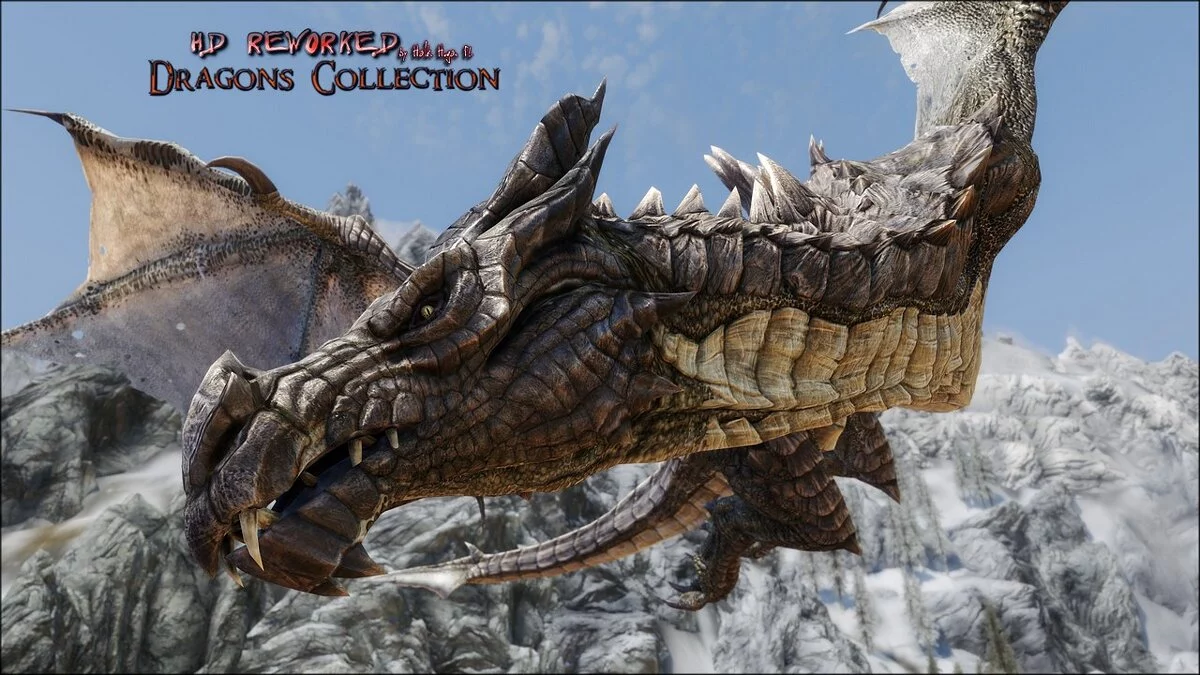 The Elder Scrolls 5: Skyrim Legendary Edition — Dragones HD en 4K