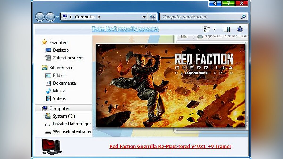 Red Faction Guerrilla Re-Mars-tered — Trainer (+9) [4931]