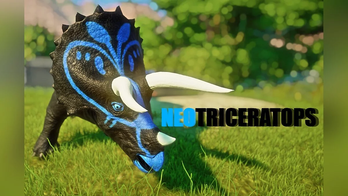 Jurassic World Evolution — Neon Triceratops