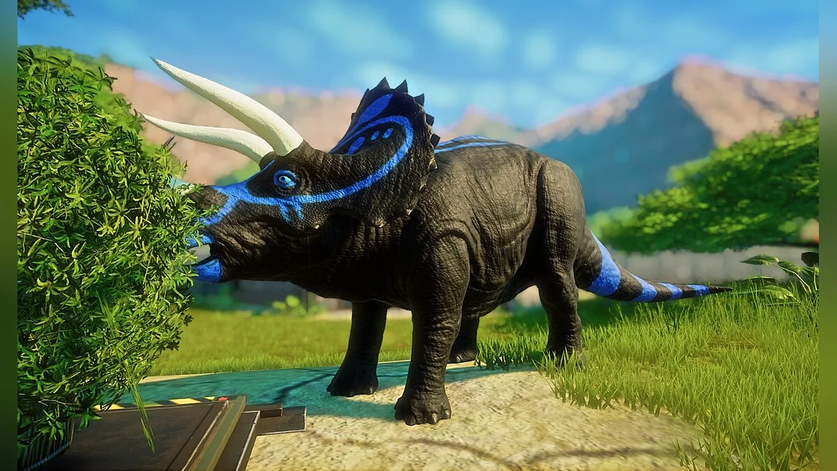 Jurassic World Evolution — Неоновий трицератопс