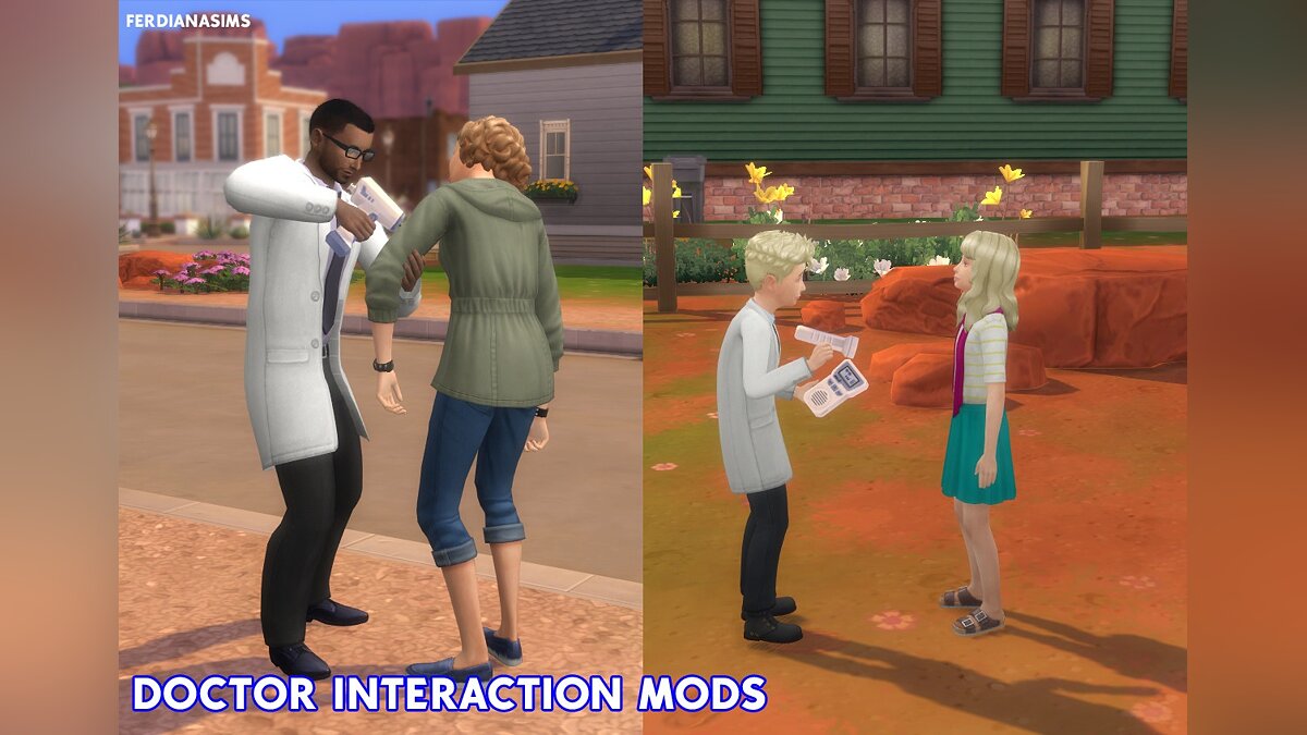 The Sims 4 — New interactions for the doctor