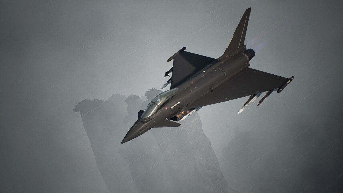 Ace Combat 7: Skies Unknown — Black Eurofighter livery